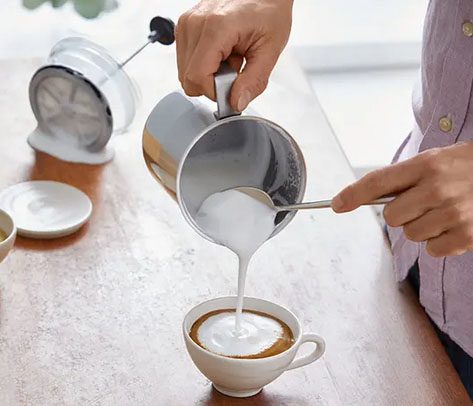 کف ساز شیر دستی چیبو